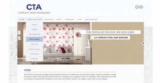 site internet CTA Confection Textile